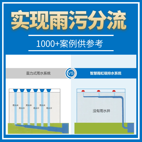 屋顶虹吸排水管材 智慧雨